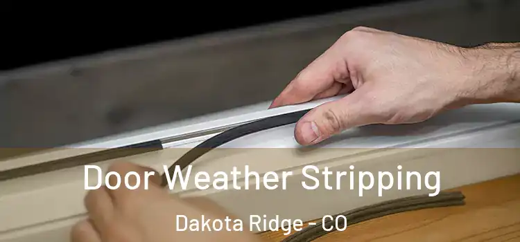 Door Weather Stripping Dakota Ridge - CO