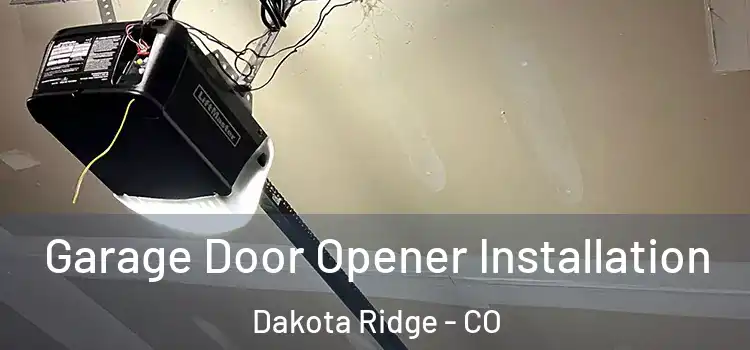  Garage Door Opener Installation Dakota Ridge - CO