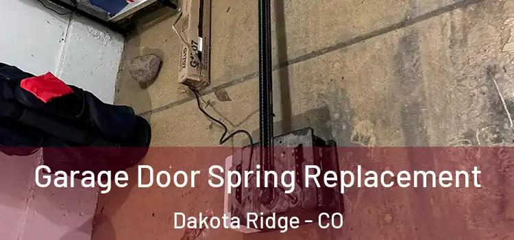  Garage Door Spring Replacement Dakota Ridge - CO