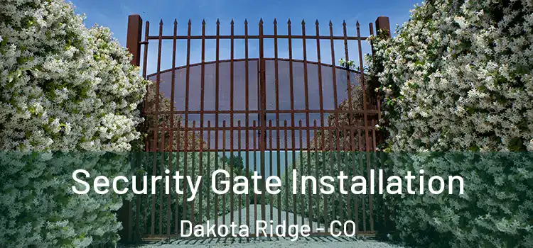 Security Gate Installation Dakota Ridge - CO