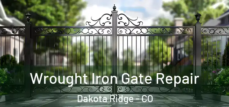  Wrought Iron Gate Repair Dakota Ridge - CO